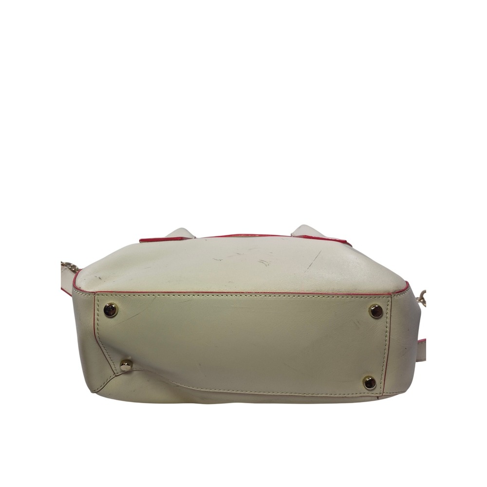 Kate Spade 2 Park Avenue Leather Flap Satchel Bag Pyramid Turnlock Purse READ - Picture 9 of 16